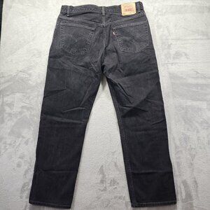 Vintage Levi's 505 Jeans Mens 40x32 Black Denim Regular Fit Straight Leg